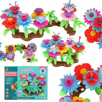 ostatní stavebnice KVĚTINY STAVEBNICE KREATIVNÍ KVĚTINOVÁ ZAHRADA 175 DÍLKŮ
