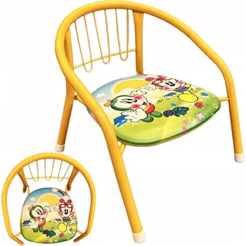 Jídelní židlička KRZESEŁKO DZIECIĘCE KOVOVÁ ŽIDLIČKA PRO DĚTI