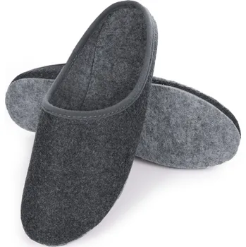 Dámské pantofle PLSTĚNÉ PAPUČE BAMBOŠE SVĚTLO 49