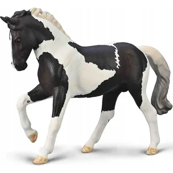 Figurka CollectA 80027 - Teplokrevný kůň hřebec tobiano