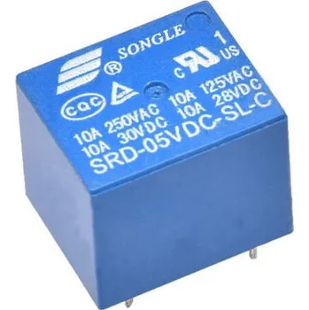 Elektronická stavebnice Ningbo Songle relay SRD-05VDC-SL-C 5V 250V/10A