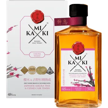 Whisky Kamiki Sakura Wood 48 % 0,5 l