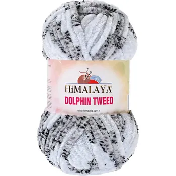 Příze Himalaya Dolphin Tweed 92011 šedá