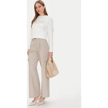 Pánský svetr DKNY Svetr DJ4R0424 Écru Regular Fit L