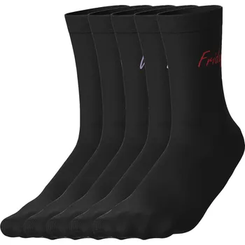 Dámské ponožky esmara® Dámské ponožky s BIO bavlnou, 5 párů (dny v týdnu / černá, 39-42)