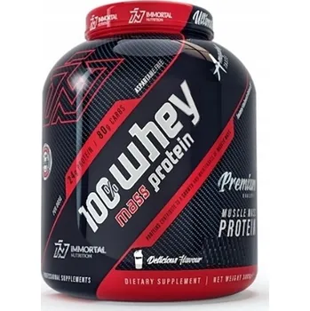 Protein Gainer v prášku s příchutí jahody Immortal Nutrition 3000 g