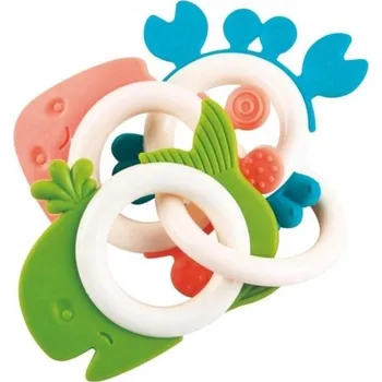 Hračka pro kojence Kousátko na prořezávání zoubků, senzorické Dumel, plastové, vícebarevné