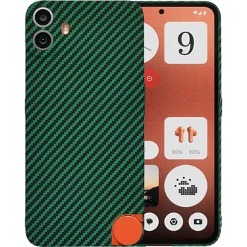 Pouzdro na mobilní telefon Telefon Nothing CMF Phone 1 Techsuit Carbonite FiberShell zelený