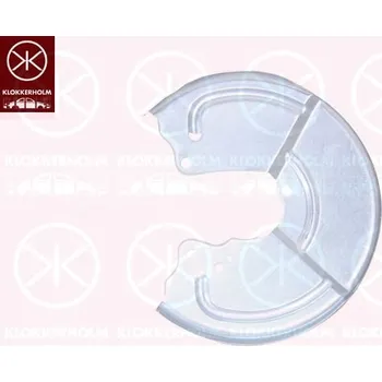 Brzdový kotouč Ochranný plech proti rozstřikování, brzdový kotouč KLOKKERHOLM 2023878