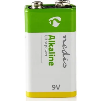 Článková baterie Alkalická baterie Nedis 9V (6F22) 1 ks