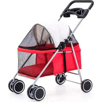 Kočárek pro psa Surtep Animals Buggy Light Kočárek pro psy 46 x 91 x 69 cm Barva: Červená