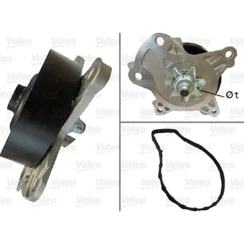 Chladič motoru VALEO Vodní čerpadlo, chlazení motoru VA 506982