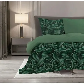 Povlečení POVLEČENÍ LISTY DŽUNGLE BAVLNĚNÝ SATÉN 160x200