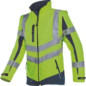 pracovní bunda Sioen | MALDEN bunda softshell - žlutá/navy / XXL / 2XL / žlutá