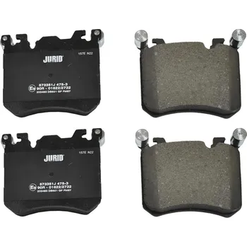 Brzdový systém Sada brzdových destiček, kotoučová brzda JURID 573351J