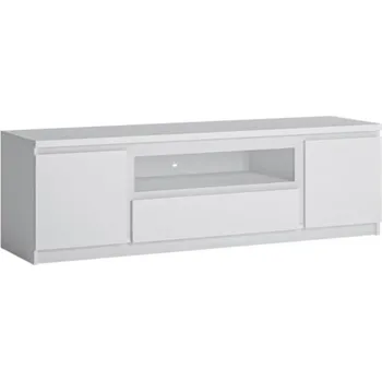 Televizní stolek TV stolek Fribo - Meble Wojcik Alpská Bílá 165.4x51.1 cm