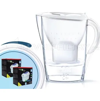 Filtrační konvice Brita Marella cool bílá 2,4l + 12 ks filtrů Logic