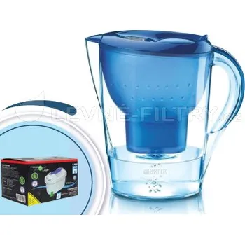 Filtrační konvice Brita Marella XL memo modrá 3,5l + 4 ks filtrů Logic