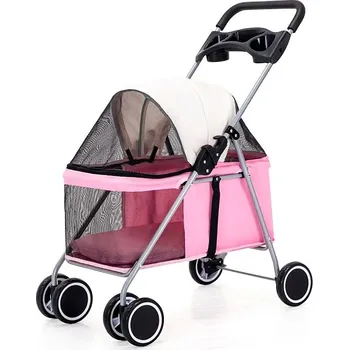 Kočárek pro psa Surtep Animals Buggy Light Kočárek pro psy 46 x 91 x 69 cm Barva: Růžová