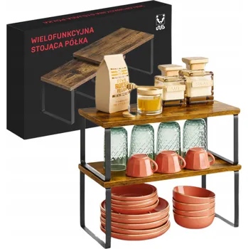 police Kuchyňská police WS buk tmavý na koření, 1 patro, 29,7x19,5x15,5 cm, nosnost 15 kg