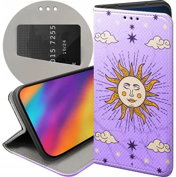 Pouzdro na mobilní telefon Flipové pouzdro Hello Case pro Samsung Galaxy A17 5G fialové