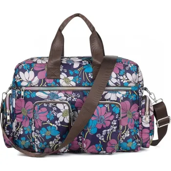 Cestovní taška Multifunkční cestovní taška s více kapsami Kono Flower 12,5L - navy