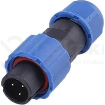 Elektrický konektor LaskaKit_cz Konektor SP13 IP68 13mm - 3p, kabel