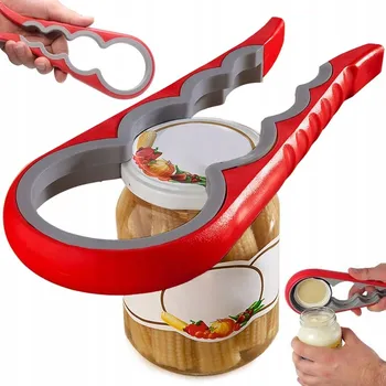 Otvírák Sportown otvírák na láhve zavařovací láhve a šroubovací víčka univerzální 4v1