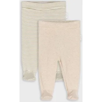 Kojenecké oblečení Sinsay - Protiskluzové dupačky 2 pack - krémová - ZE889-01X - ZE889-01X-68