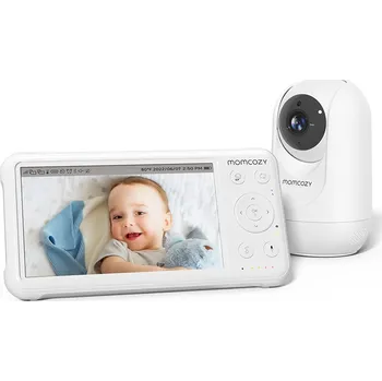IP kamera Momcozy Elektronická chůvička s kamerou 5" HD 1080P, 5000mAh, Vox, IR, BM01