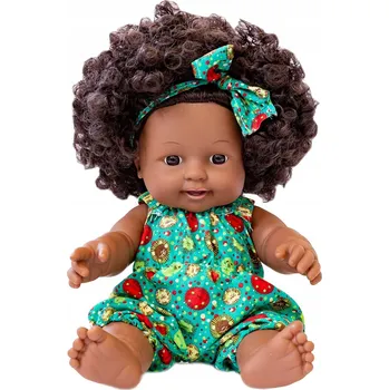 Panenka Panenka černoška Askato 108094 30 cm hnědá