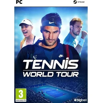 Počítačová hra Tennis World Tour PC (Hra pro PC)
