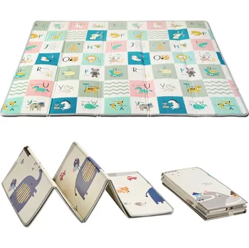 Hrací deka Vevor Pěnová hrací podložka 71"×79", skládací, nepromokavá, protiskluzová