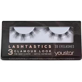 Péče o řasy a obočí youstar - 3D Eyelashes Glamour Look 1 Umělé řasy dámské