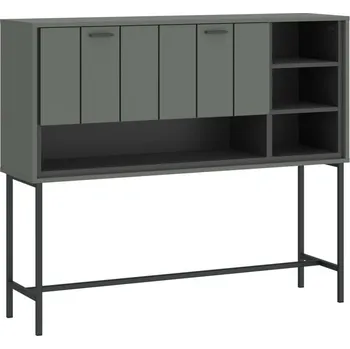 regál Skříňka s barem Shirley - Meble Wojcik Šedozelená/ Antracit 127x112.5 cm