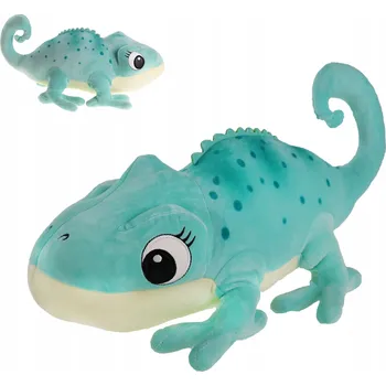 plyšák CHAMELEON JEŠTĚRKA 60 cm plyšák hračka MODRÁ BARVA MEDVÍDEK