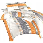 Dadka Povlečení krep Studio oranžové 140x220, 70x90 cm