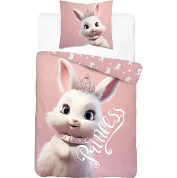 DETEXPOL Povlečení Princezna Zaječice Bavlna, 140/200, 70/80 (DL-031593)
