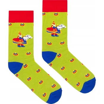 Pánské ponožky KABAK Ponožky BO Lajkonik 36-41 zelené, velikost 36-40