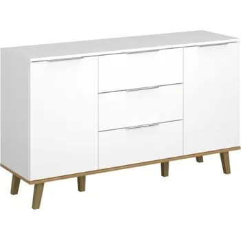 Komoda Komoda Neptun - Mebelbos Dub Kamenný / Bílá 138x81,6 cm