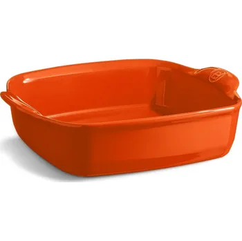 zapékací misa a miska Emile Henry Čtvercová zapékací mísa Ultime, 28 x 24 cm, oranžová Toscane 762050