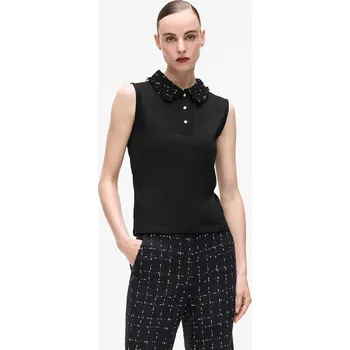 Top s příměsí vlny Karl Lagerfeld A4W17038 černá 99X, vel. L