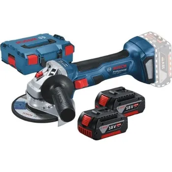 Bosch aku SET úhlová bruska GWS 18V-7, 2x aku 5.0Ah