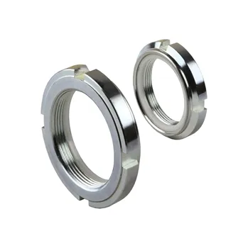 Matice Matice 55x2 s vložkou ZN GUK (BN1235) Matice pojistná kruhová se zářezy a polyamidovou vložkou, zinek