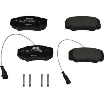 Brzdový systém Sada brzdových destiček, kotoučová brzda JURID 573318J