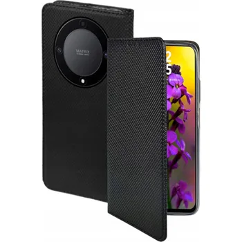 Pouzdro na mobilní telefon Pouzdro s klopou RCBR pro Honor Magic5 Lite 5G / X40 5G SMART MAGNET černé