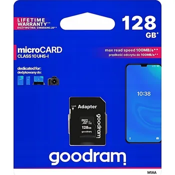 Paměťová karta Paměťová karta SDXC Goodram 128 GB
