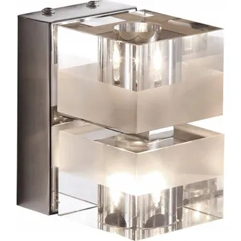 Nástěnné svítidlo Nástěnné svítidlo Italux čiré, šedé G4 20 W