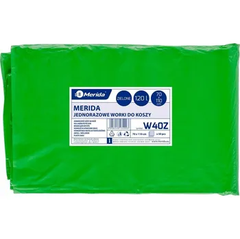 Pytle na odpadky Pytle na tříděný odpad na sklo Merida 120 l, 50 ks