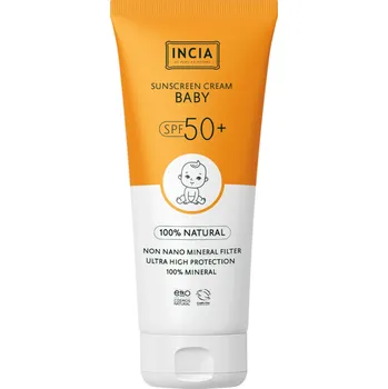 Přípravek na opalování Přírodní opalovací krém pro děti – vysoká ochrana SPF50 UVA UVB 50ml Incia
